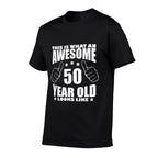 50th Birthday Awesome Gift for Her Age 50 Year Old Mom 1971  Fade-proof Color T-Shirt