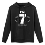 Womens Funny 70th Birthday Gift for 70 Year Old, 7 Decades Layering Staple Hoodie