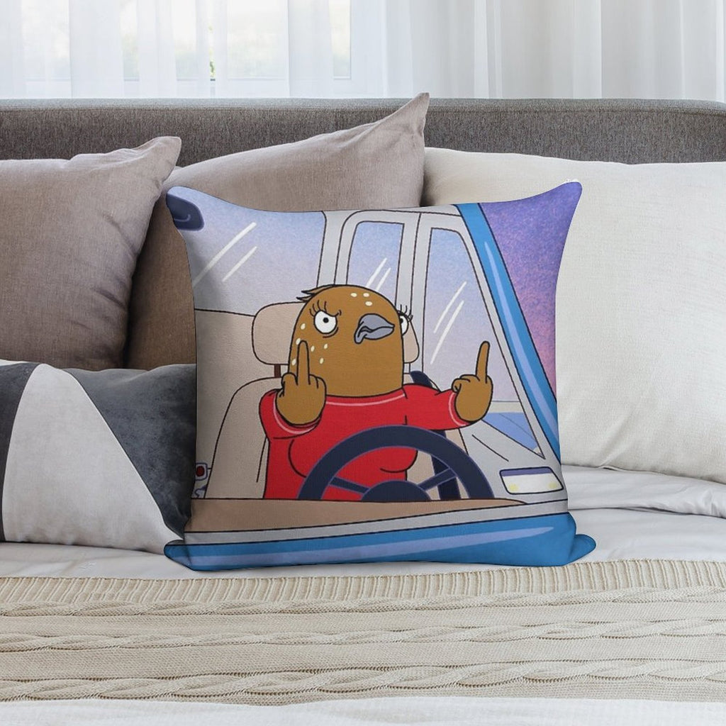 Tuca And Bertie Soft Anti-Pilling Throw Pillow