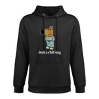 Chill Guy Dog Funny Chill Guy Meme for Men Women Kids Breathable Fabric Hoodie