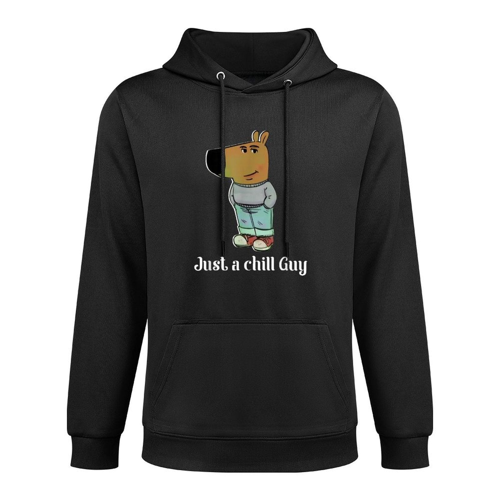 Chill Guy Dog Funny Chill Guy Meme for Men Women Kids Breathable Fabric Hoodie
