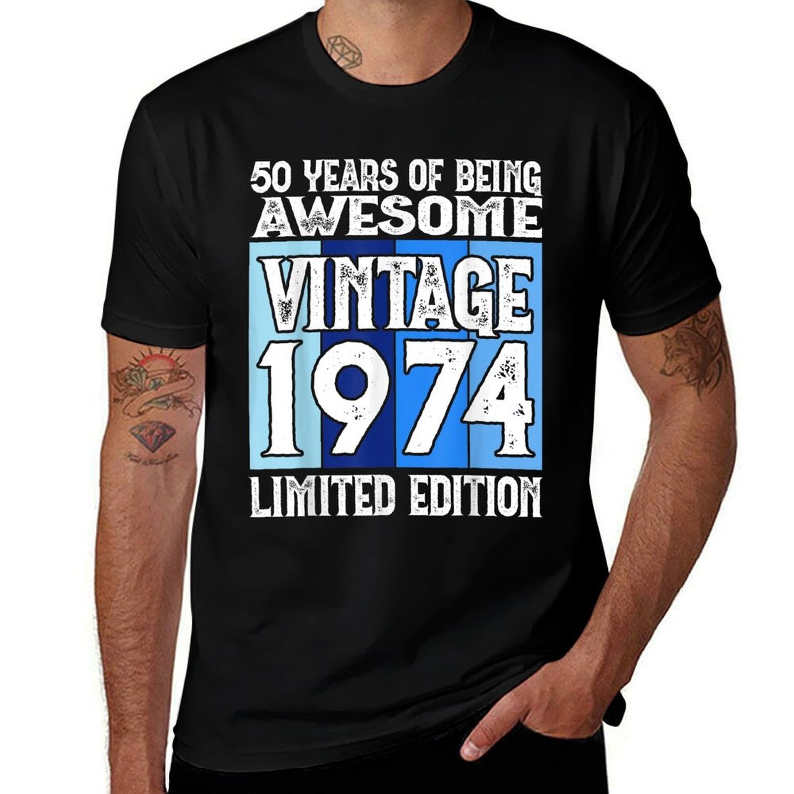 50th Birthday Limited Edition Born in 1974  Durable T-Shirt