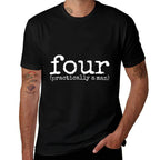 4th Birthday for Boys - Gift for 4 Year Old Kids  Soft T-Shirt