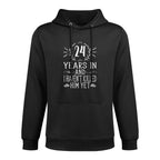 24th Wedding Anniversarys For Her - 24 Years Marriage Pilling-Resistant Hoodie