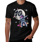 10 Years Old Birthday Boy Astronaut Gifts Space 10th B-Day  Tagless Design T-Shirt