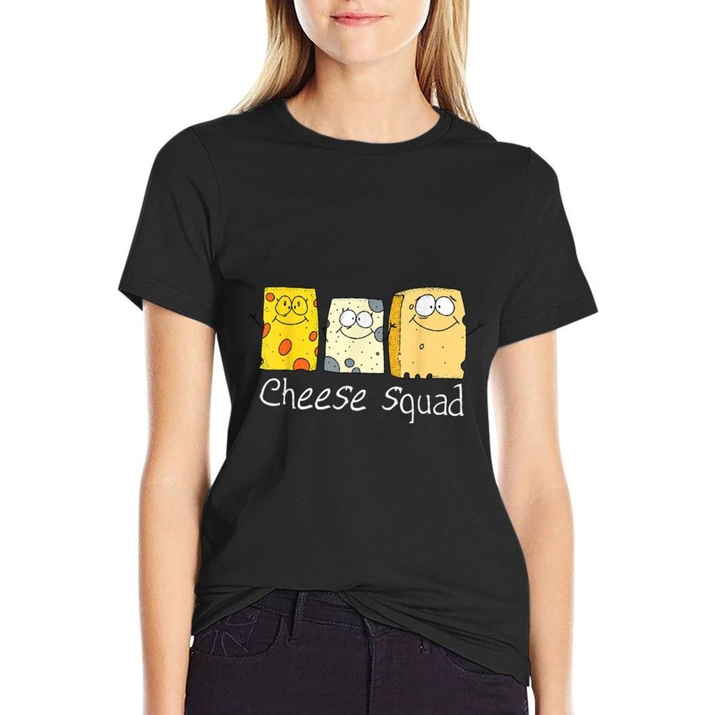 Cheese Squad  Cheese Food  Cheese  Fade-proof Color T-Shirt
