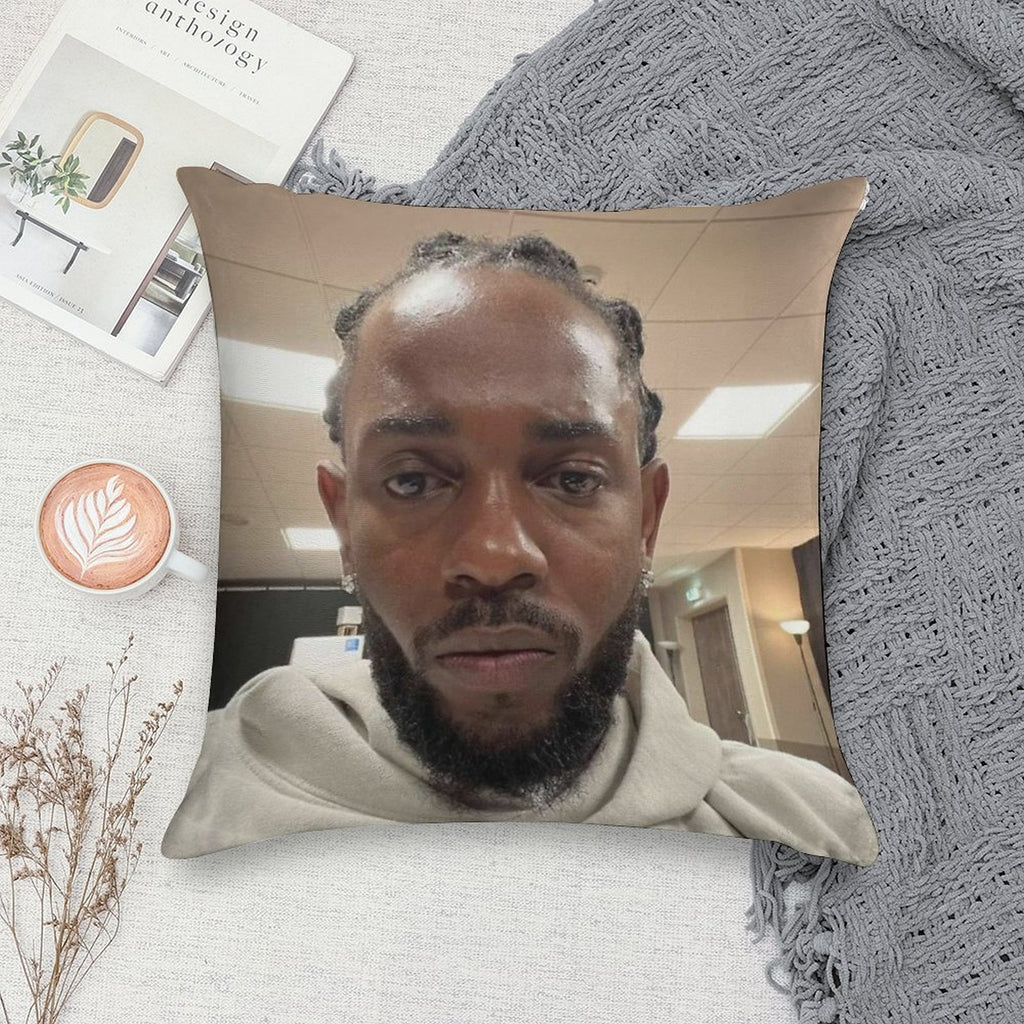 Kendrick Lamar Soft Ultra-Soft Texture Throw Pillow