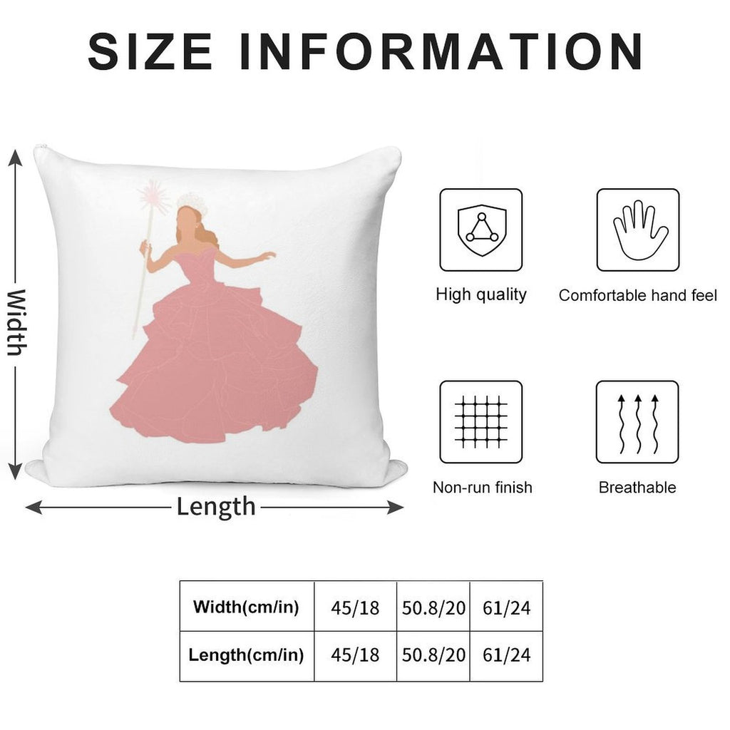 Glinda Wicked Soft Shrink-Resistant Throw Pillow