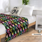 George Michael Pop Art Machine-washable Throw Blanket