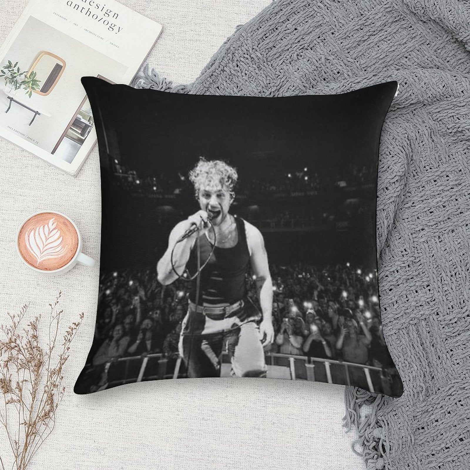 Tom Grennan Soft Ultra-Soft Texture Throw Pillow