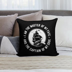 I Am The Master of My Fate And The Captain of My Soul. Ships Soft Durable Construction Throw Pillow