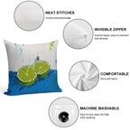 Naming of The Lime Soft Anti-Pilling Throw Pillow