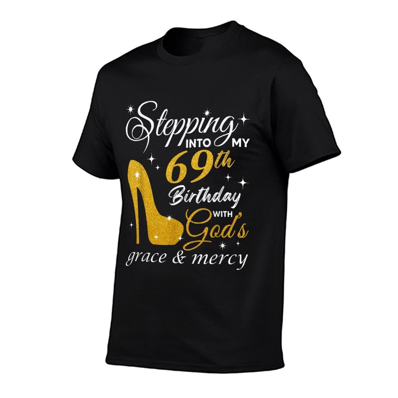 Stepping Into My 69th Birthday With God's Grace And Mercy  Vintage-inspired T-Shirt