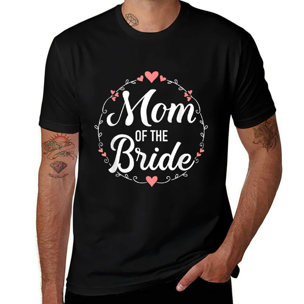 Mom of The Bride Wedding  Trendy Pattern T-Shirt