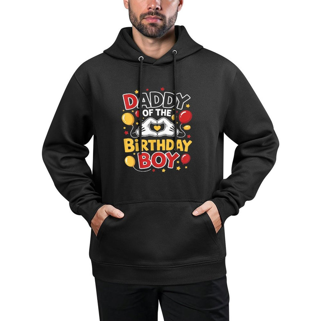 Daddy Of The Birthday Boy Matching Dad Son Family Bday Breathable Fabric Hoodie