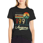 30 Years Old September 1991 Limited Edition 30th Birthday  Lightweight T-Shirt