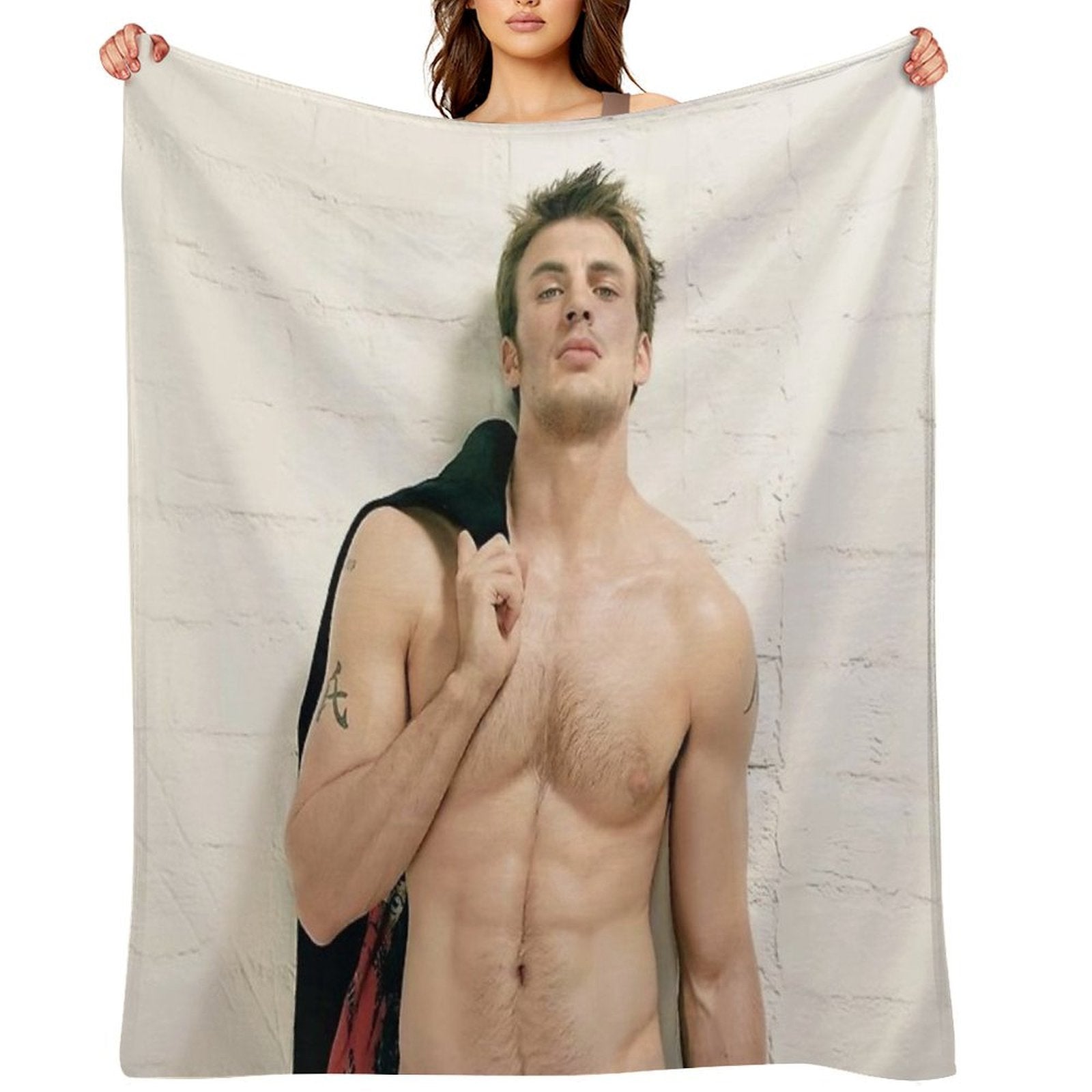 Wallpaper Chris Evans Shrink-resistant Throw Blanket