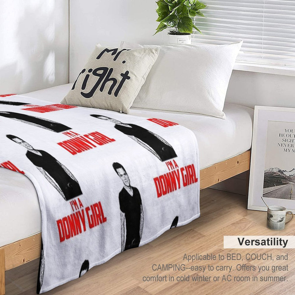 Donny Osmond I'm A Donny Girl Comfort Throw Blanket