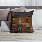 Henderson's Relish Old Building Soft Multiple Sizes Throw Pillow