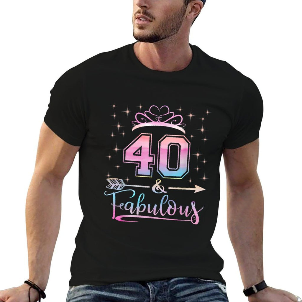 40 And & Fabulous 1982 40Th Birthday Gift For Womens  Stretchy T-Shirt