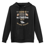 Horse Race Grandfather Gambler Grandpa Betting Horse Racing Pilling-Resistant Hoodie