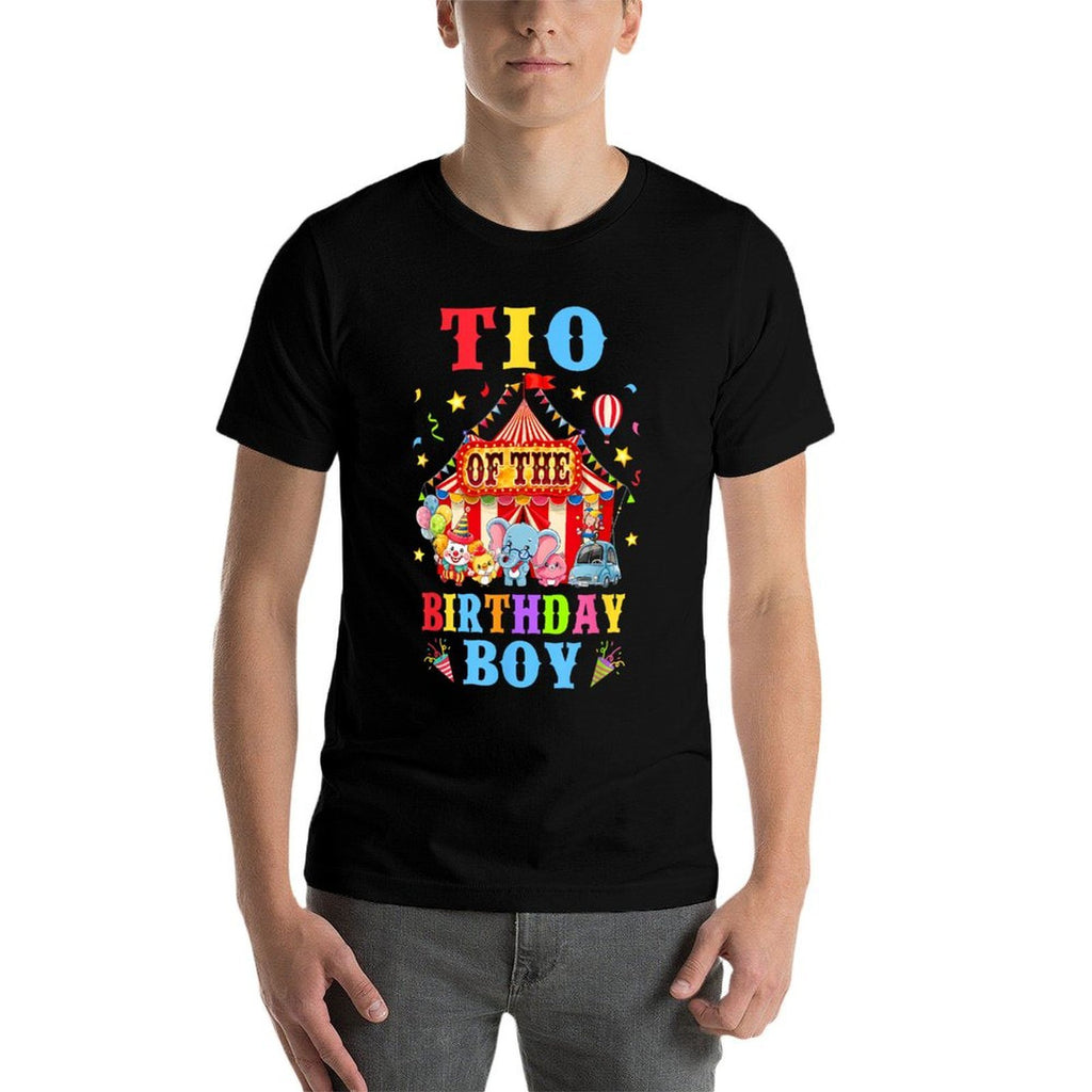 Tio Of The Birthday For Boy Circus Carnival Theme Party  Soft T-Shirt
