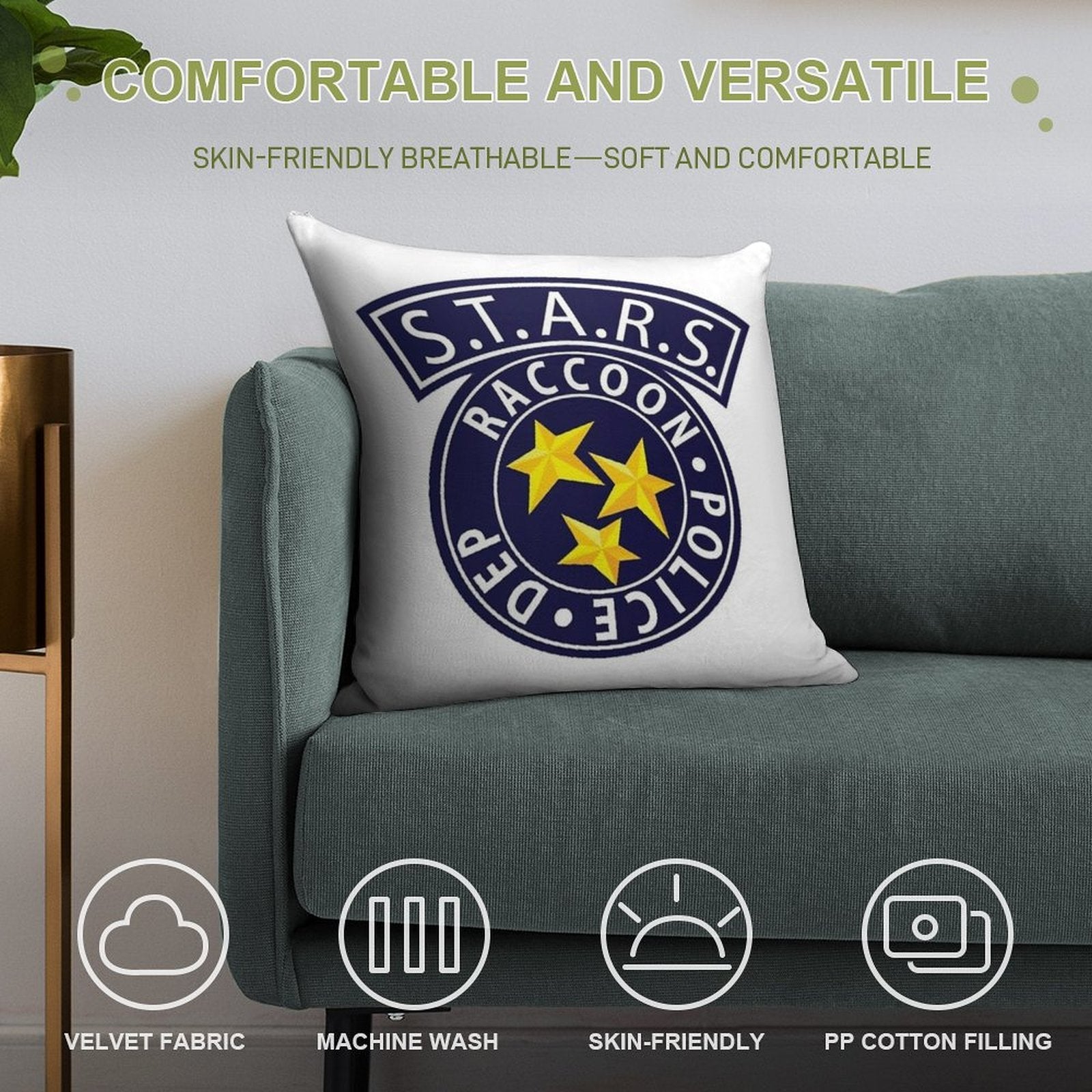 STARS Soft Gift Ready Throw Pillow