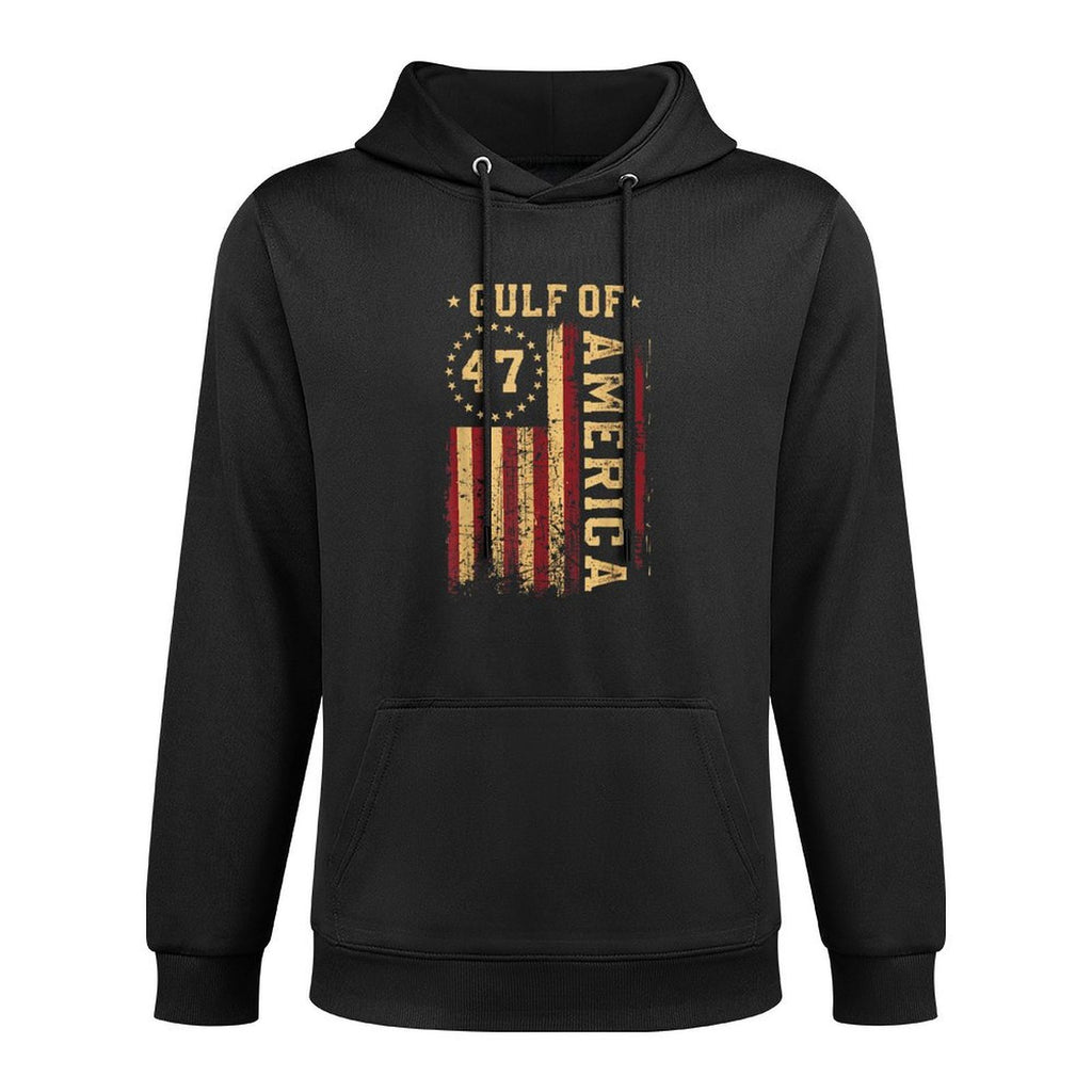 Gulf of USA America Funny USA Flag Customizable Surface Hoodie