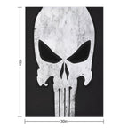 COMIC SKULL Machine-washable Throw Blanket