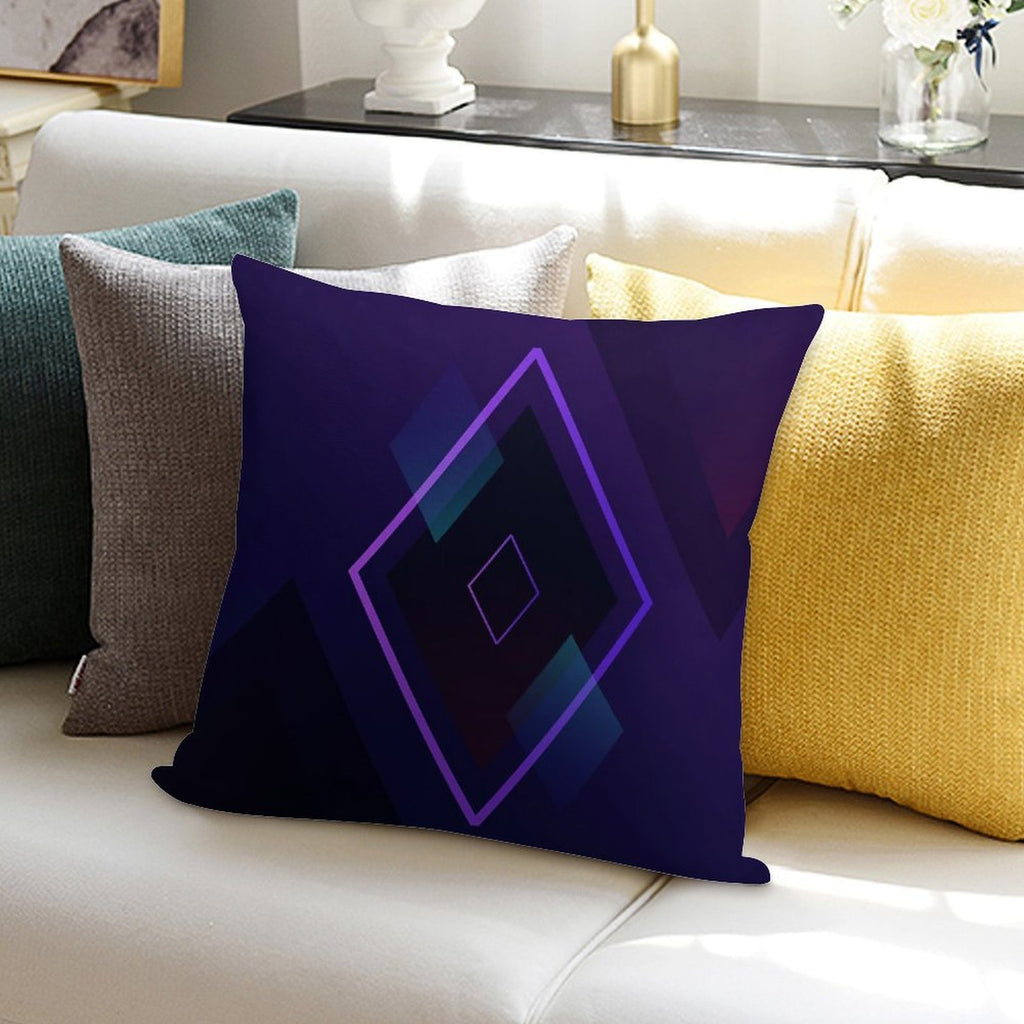 Realm of Diamonds Soft Home Decor Throw Pillow