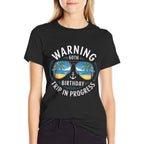Funny 60 Years Old Warning 60th Birthday Trip In Progress  Tagless Design T-Shirt