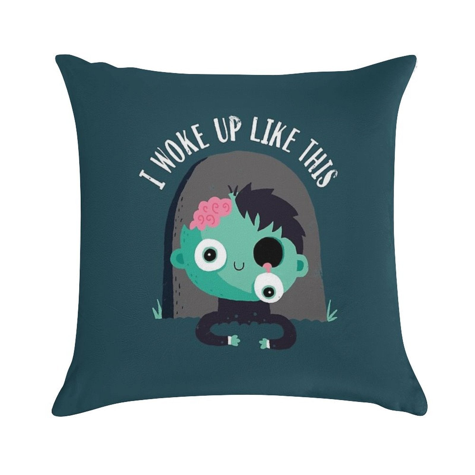 I Woke Up Like This Soft Luxury Feel Throw Pillow