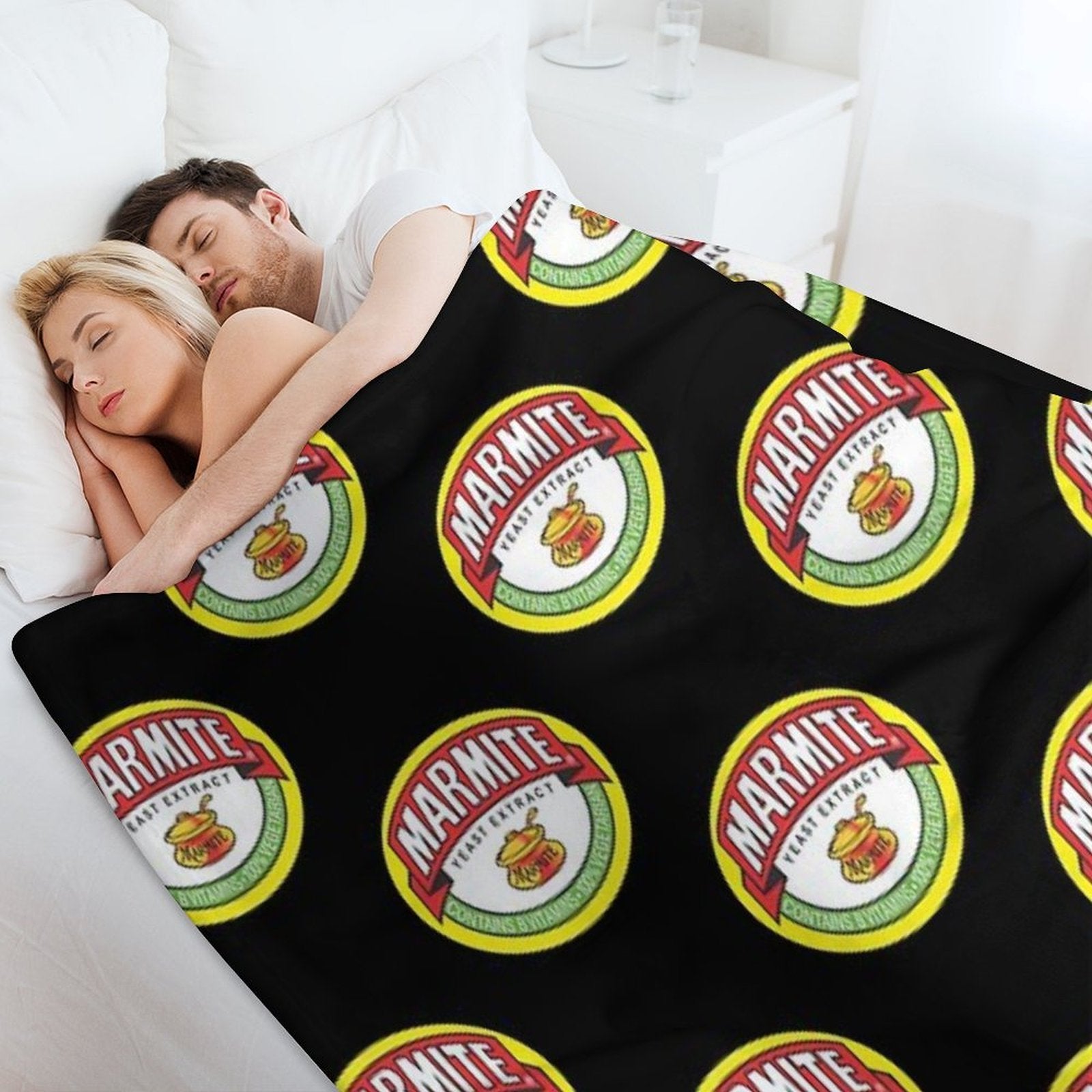 Marmite Logos Multi-functional Throw Blanket