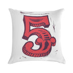 Red 5 Soft Warmth Comfort Throw Pillow