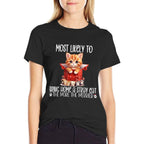 Most Likely to Bring Home A Stray Cat,Christmas Cats  Classic T-Shirt