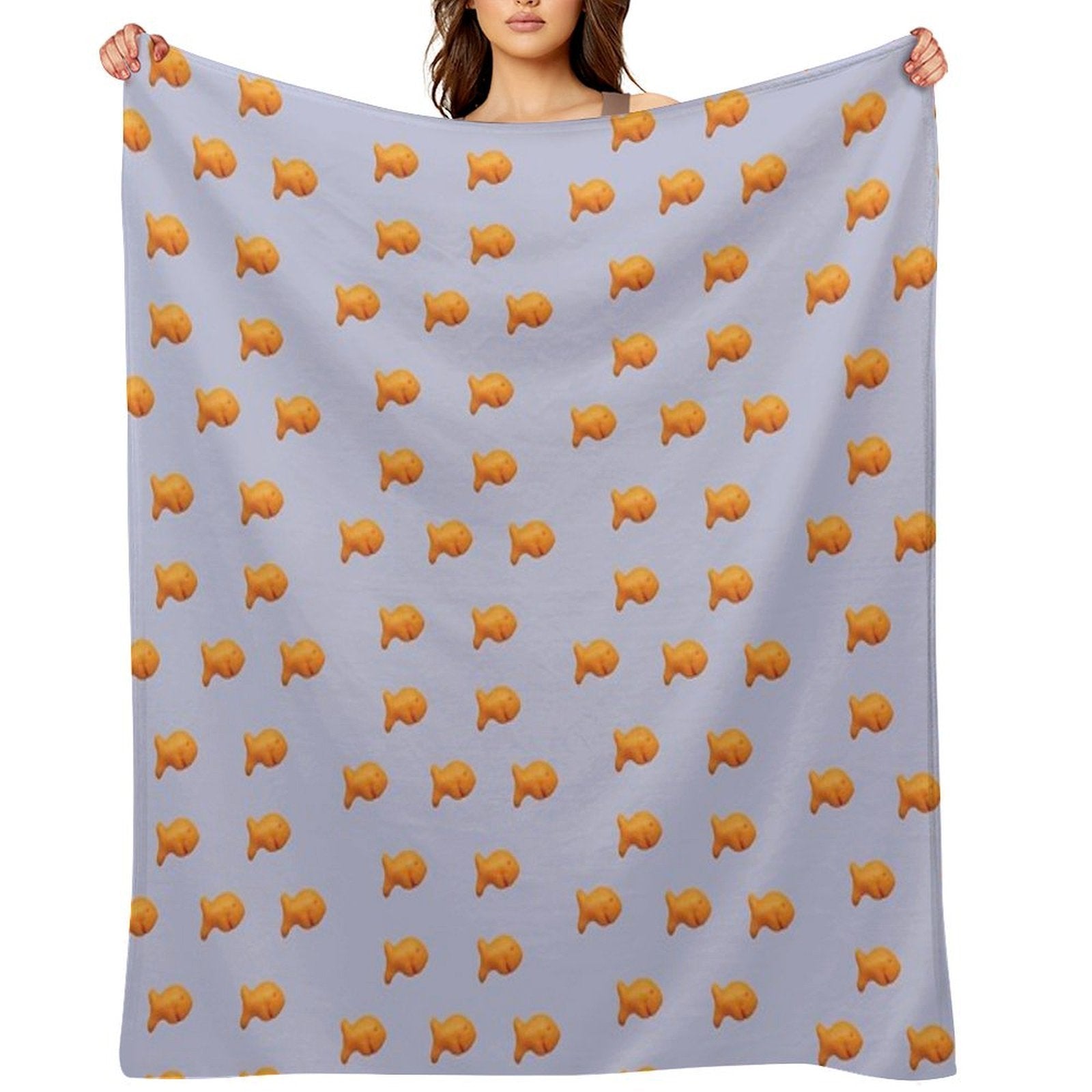 Goldfish Crackers Easy Care Throw Blanket