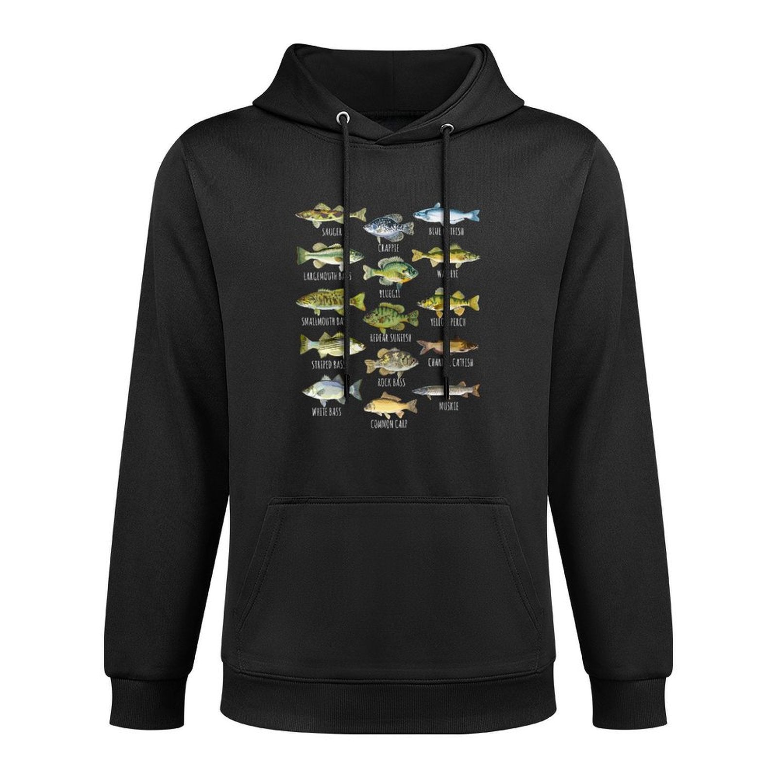Do You Know Fish Co. Fish Species Biology Types Of Freshwater Fish Fishing Adjustable Hood Hoodie
