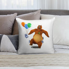 Grizzy And Lemmings Toys Soft Shrink-Resistant Throw Pillow