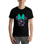 Disney Minnie Mouse June Birth Month Birthstone & Flowers  Durable T-Shirt