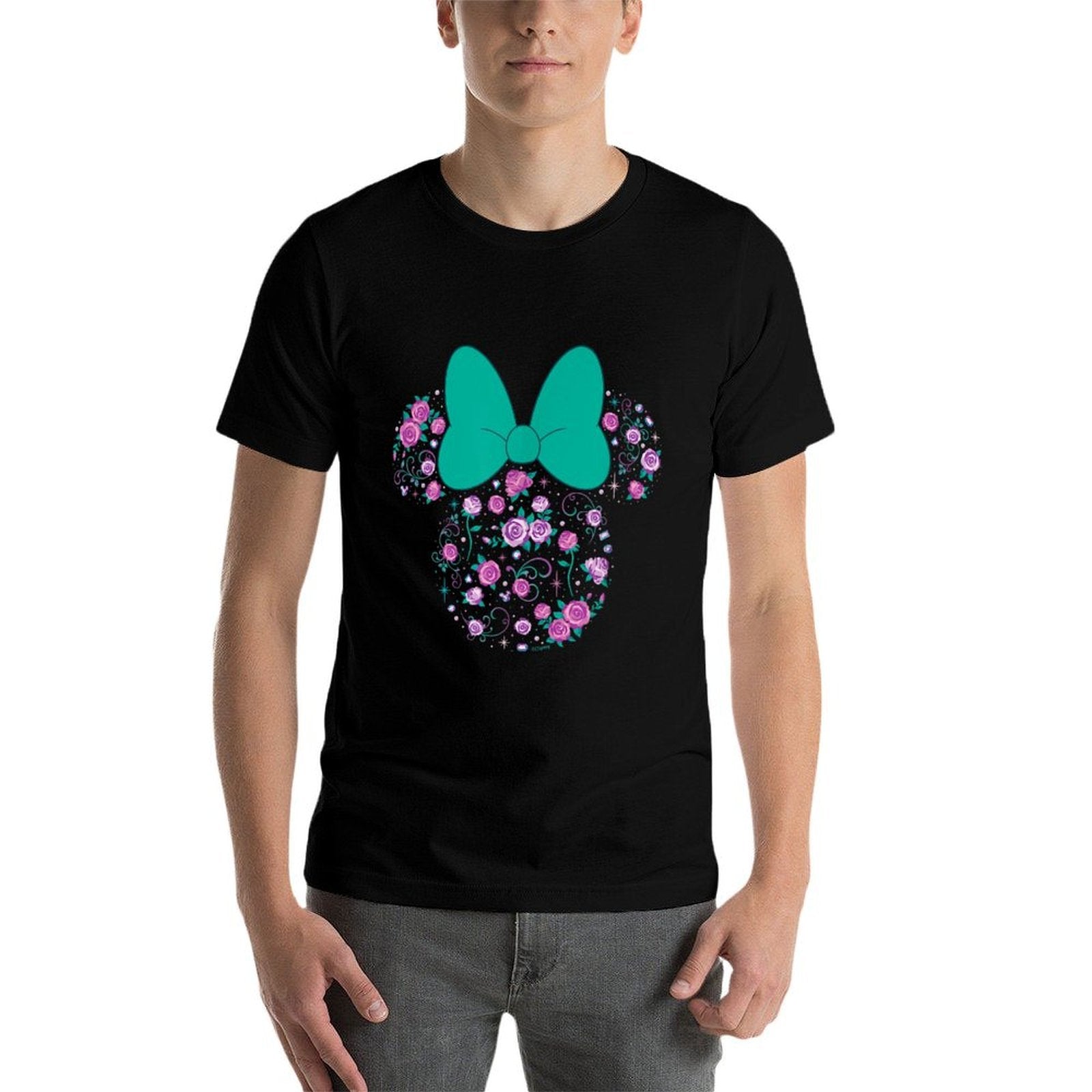 Disney Minnie Mouse June Birth Month Birthstone & Flowers  Durable T-Shirt