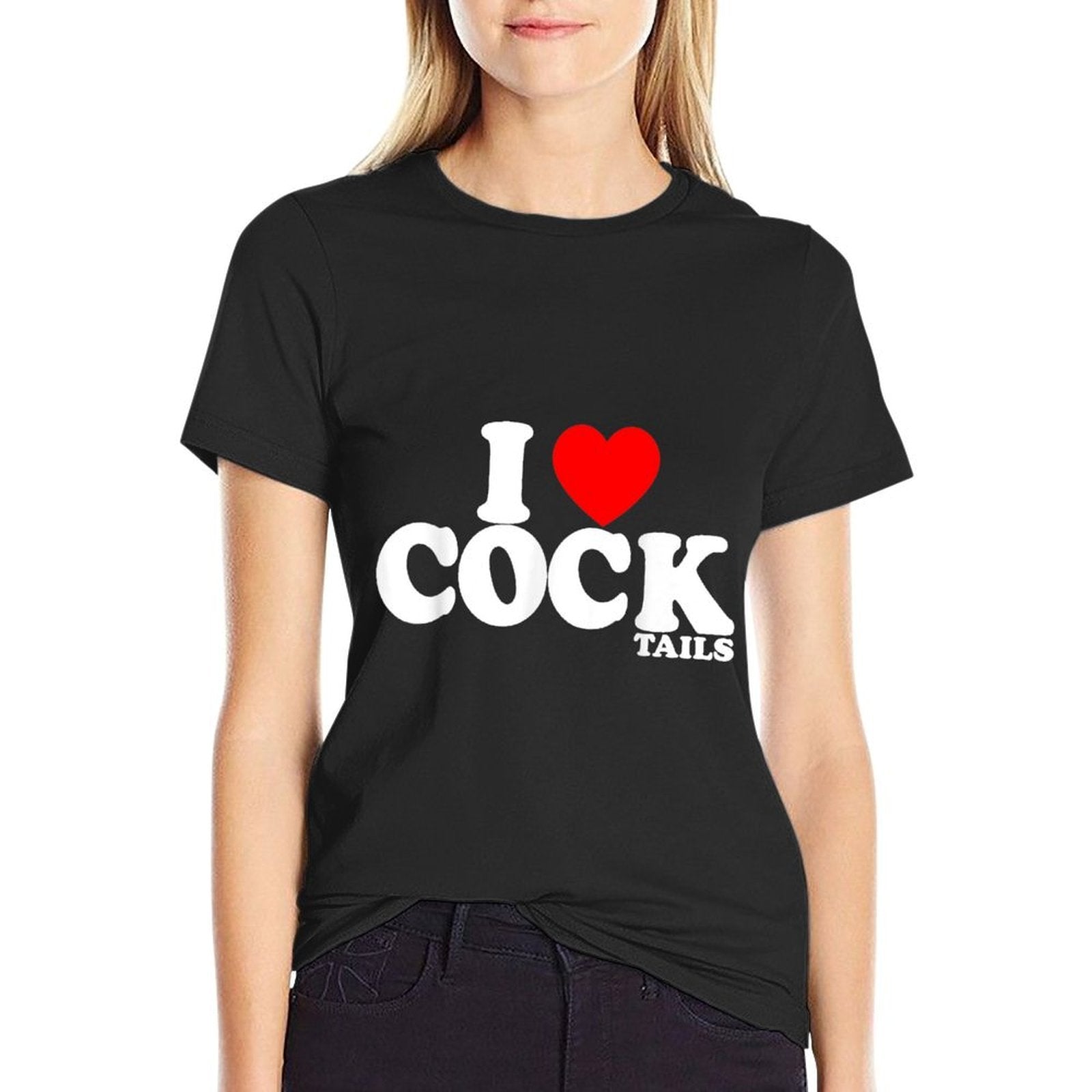 Funny I Love Cocktails I Heart Cocktails Alcohol Drinking  Odor-resistant T-Shirt