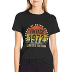 50 Year Old Vintage 1972 Limited Edition 50th Birthday Retro  Vintage-inspired T-Shirt