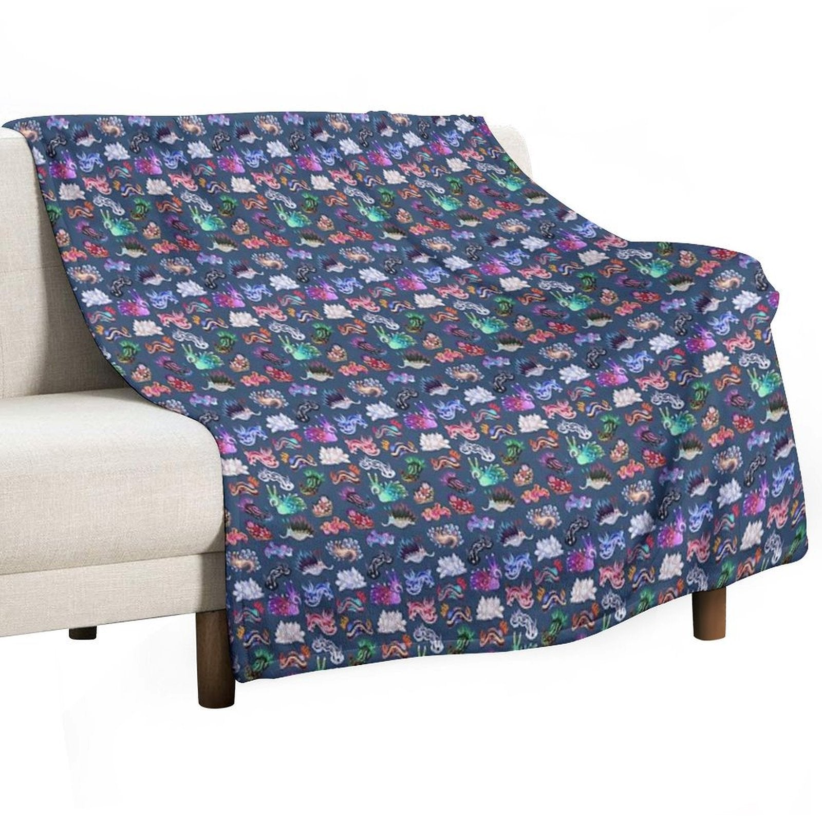 NUDIBRANCH Versatility Throw Blanket