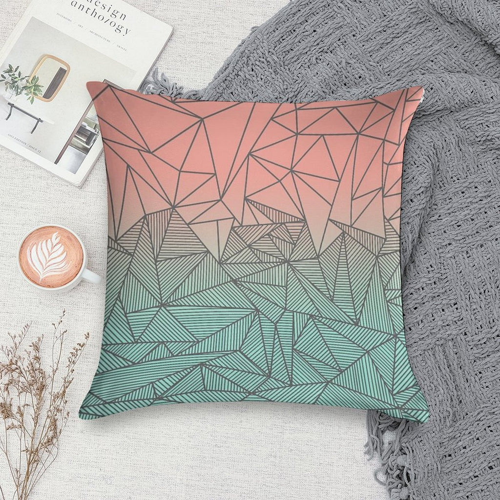 Bodhi Rays Soft Short Plush Fabric Throw Pillow