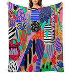 Space Garden Lightweight Throw Blanket