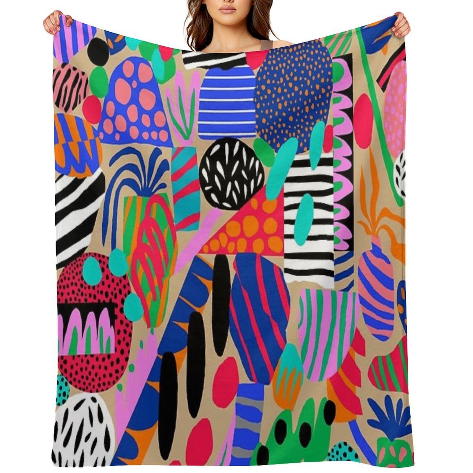 Space Garden Lightweight Throw Blanket