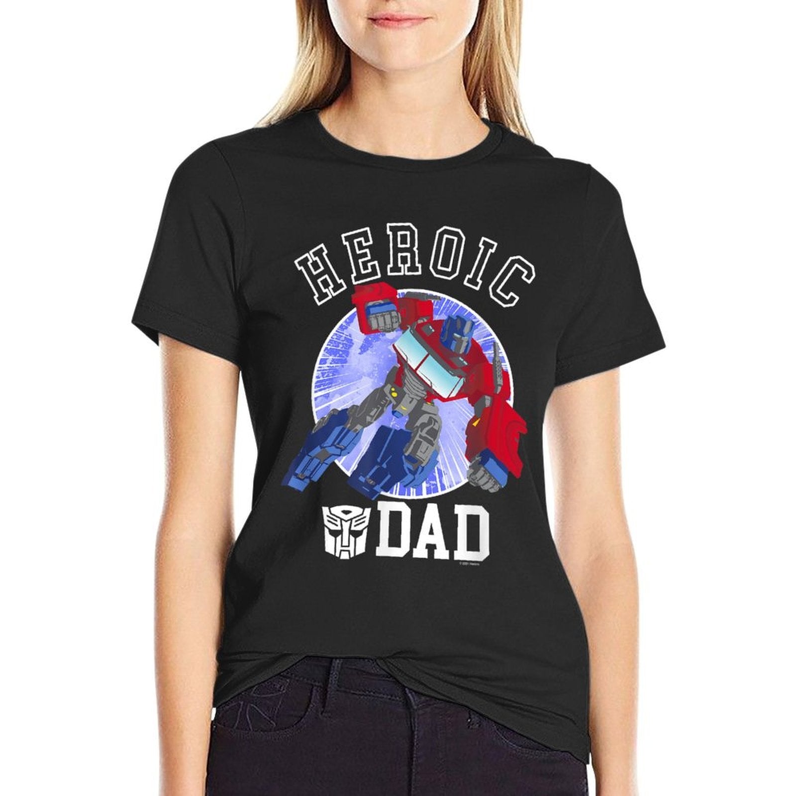 Transformers Father&#39;s Day Optimus Prime Heroic Dad Vintage  Versatile T-Shirt