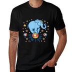 Circus How I Roll Star Elephant Show Animal Performer Comfortable T-Shirt