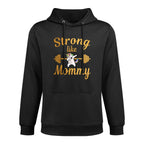 Mothers Children Workout Strong Like Mommy Dabbing Unicorns Durable Construction Hoodie
