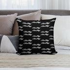 Sea Ray Double Black And White Print Soft Easy Maintenance Throw Pillow